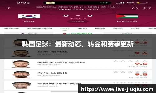 韩国足球：最新动态、转会和赛事更新